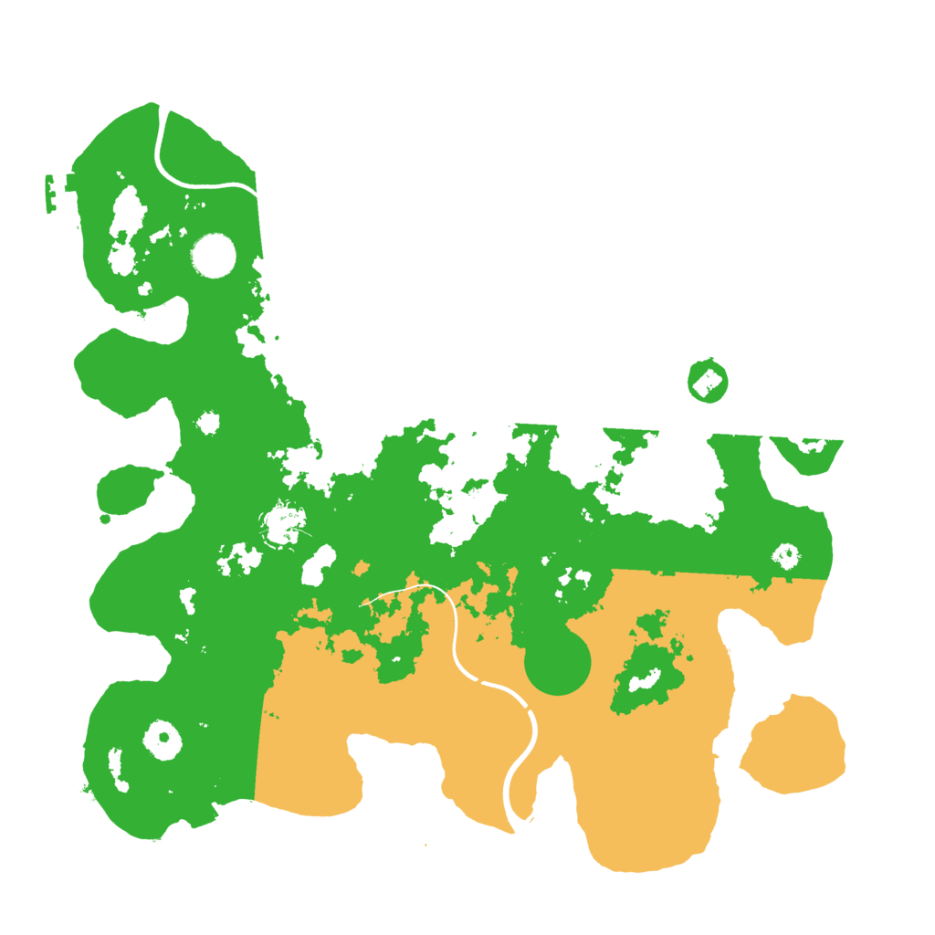 Biome Rust Map: Procedural Map, Size: 3700, Seed: 950