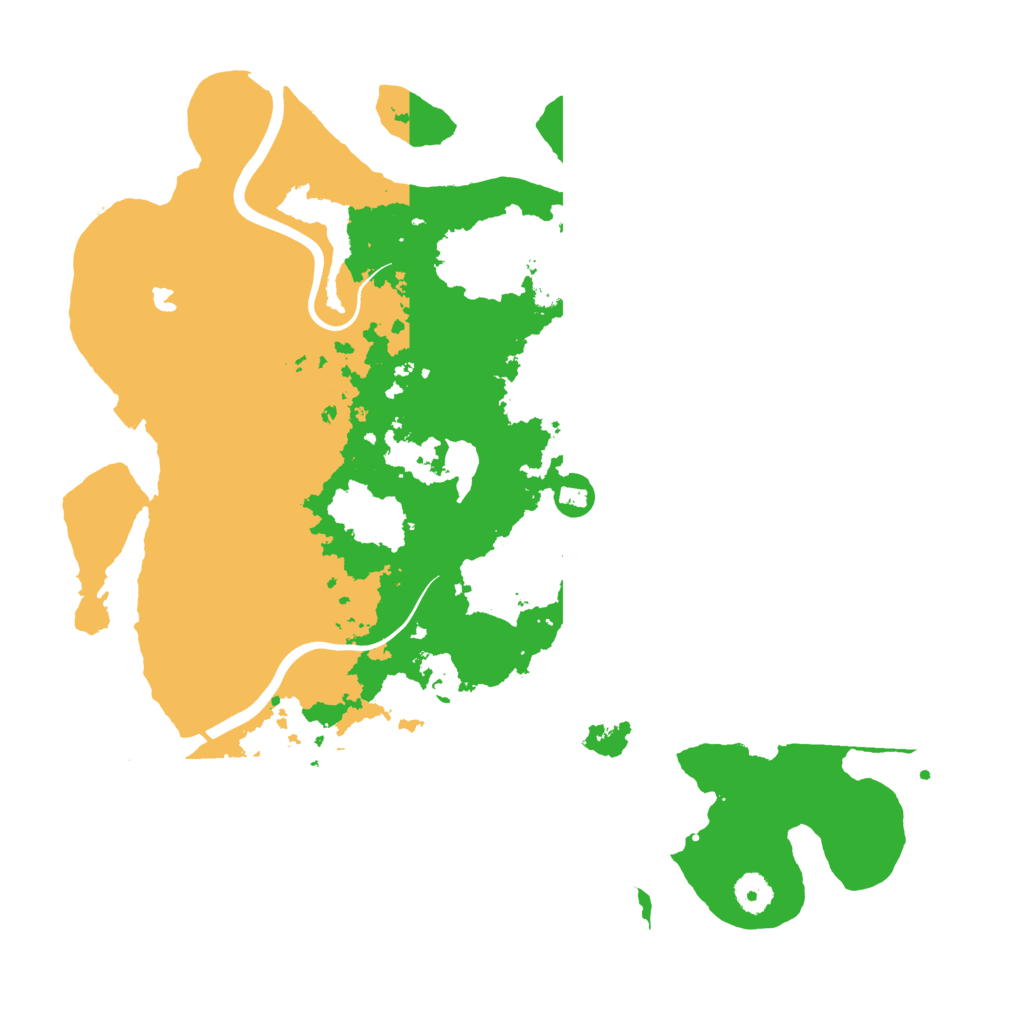 Biome Rust Map: Procedural Map, Size: 4000, Seed: 662883