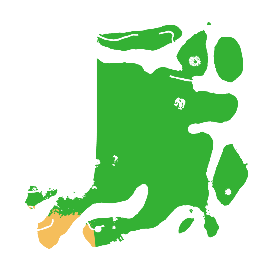 Biome Rust Map: Procedural Map, Size: 3501, Seed: 19512