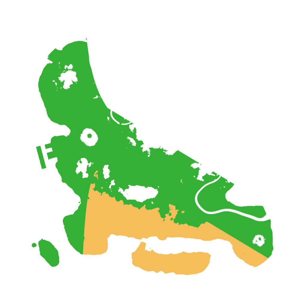 Biome Rust Map: Procedural Map, Size: 2700, Seed: 28