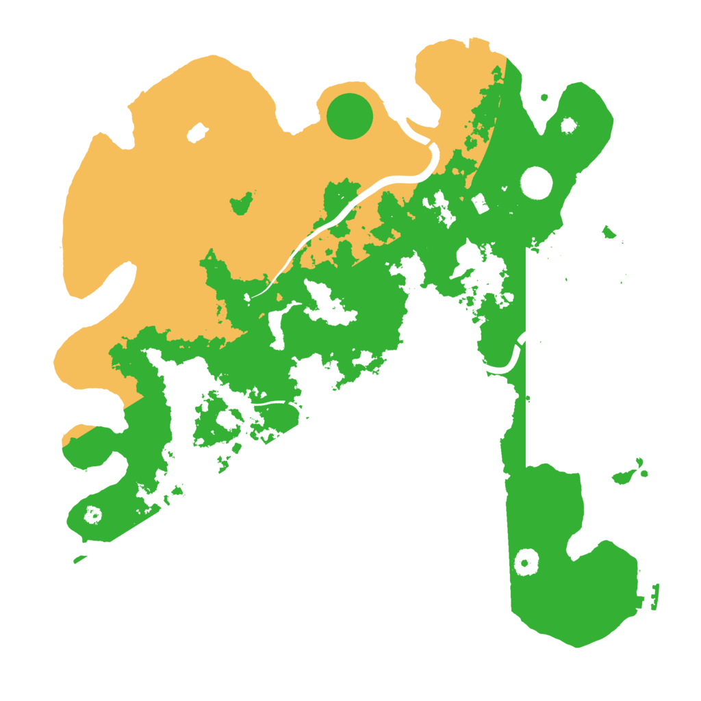 Biome Rust Map: Procedural Map, Size: 4000, Seed: 7725