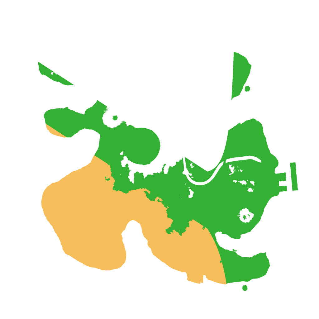 Biome Rust Map: Procedural Map, Size: 2300, Seed: 2071538797
