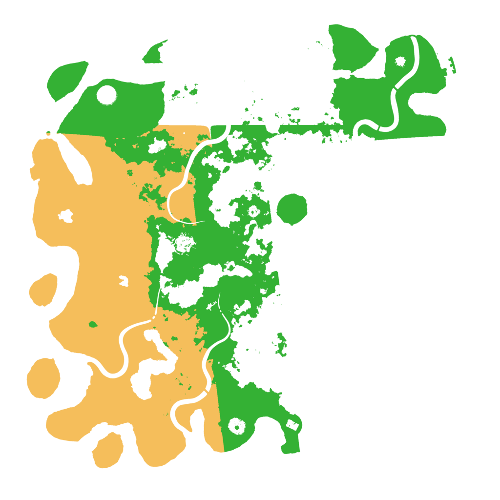 Biome Rust Map: Procedural Map, Size: 4500, Seed: 11343206