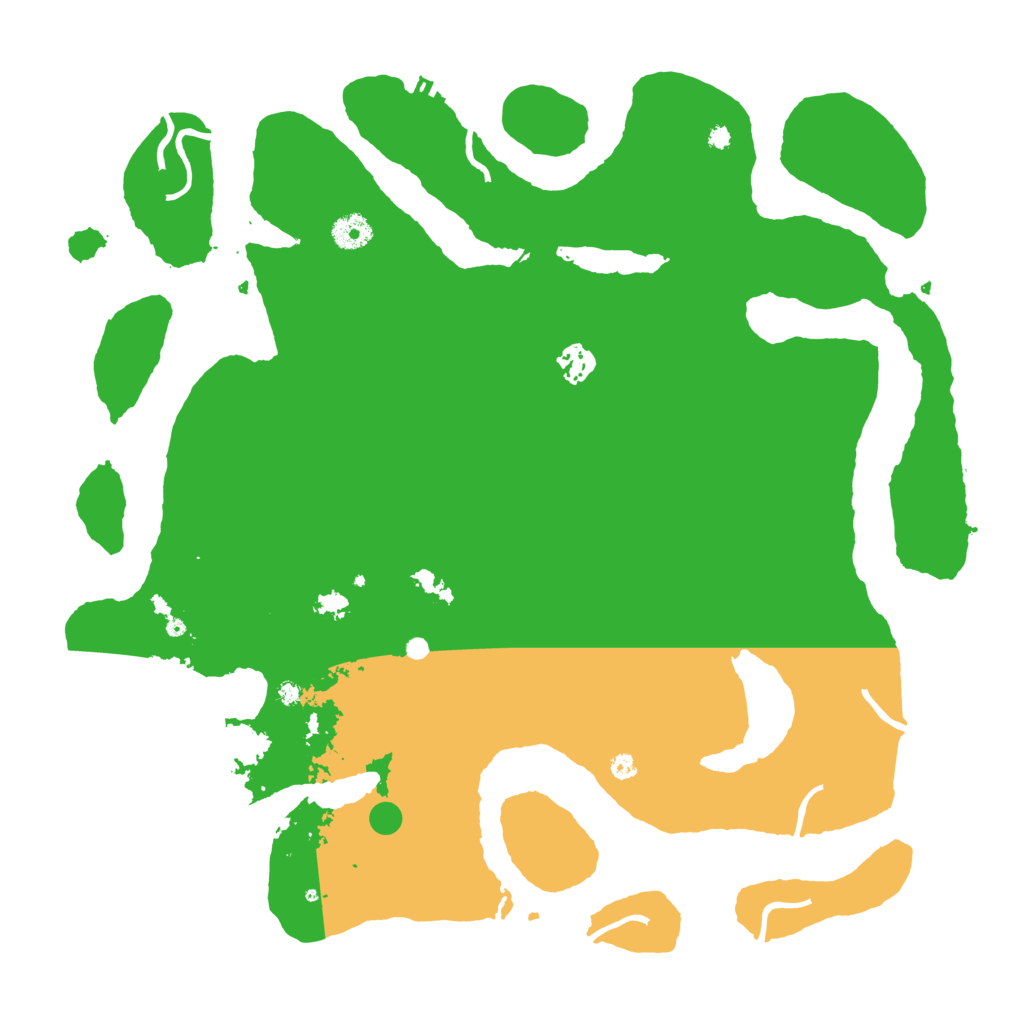 Biome Rust Map: Procedural Map, Size: 4090, Seed: 17777