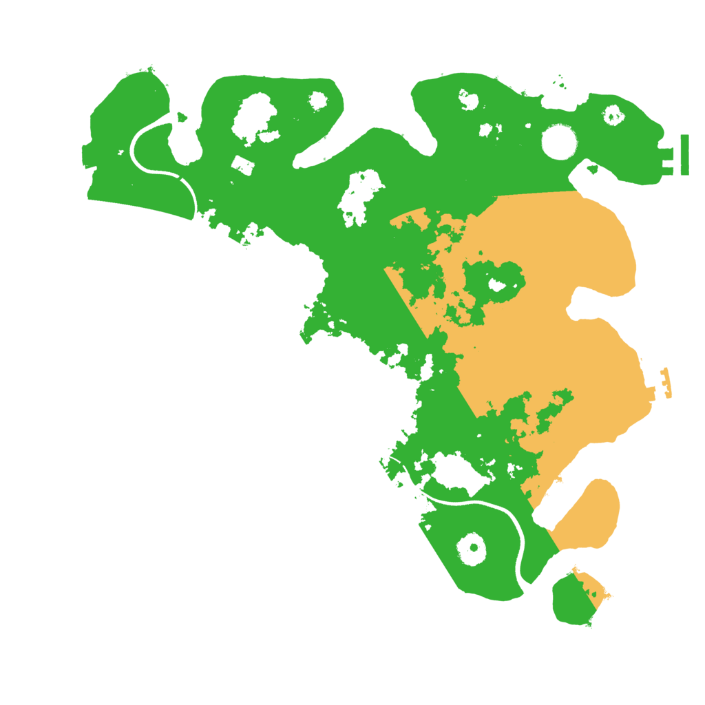 Biome Rust Map: Procedural Map, Size: 3500, Seed: 1934724337