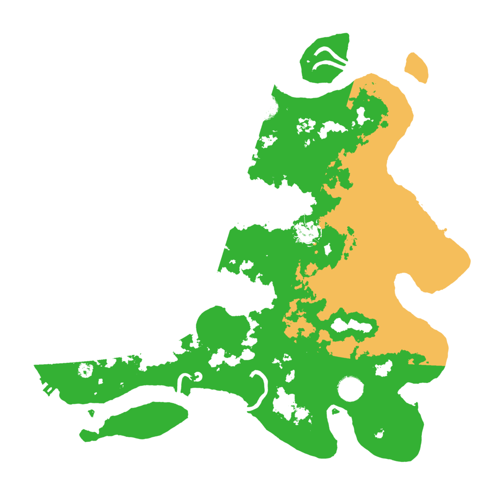 Biome Rust Map: Procedural Map, Size: 3500, Seed: 8601