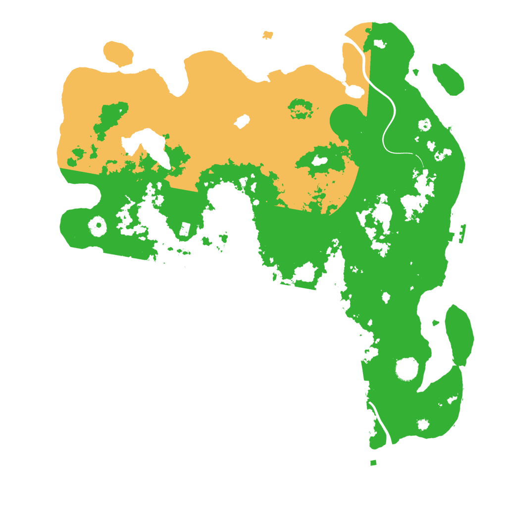 Biome Rust Map: Procedural Map, Size: 4000, Seed: 67389999