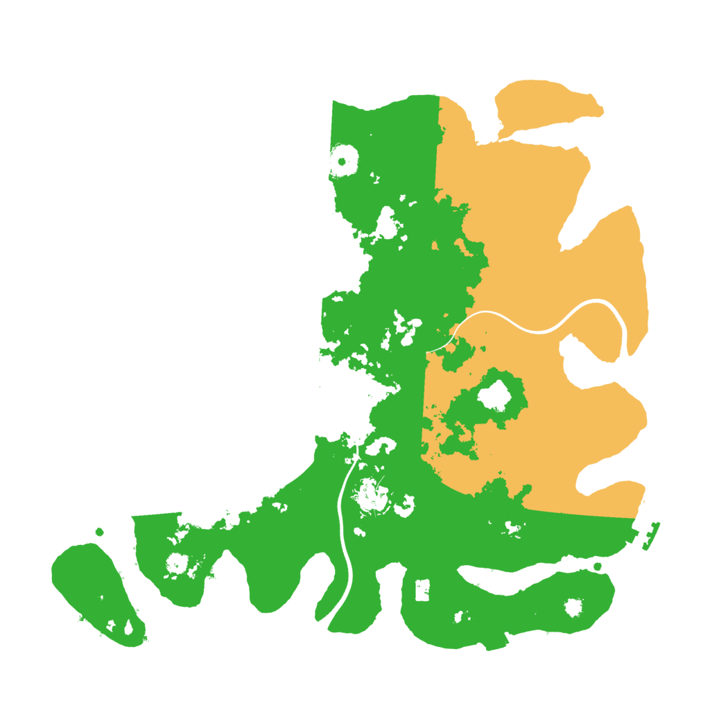 Biome Rust Map: Procedural Map, Size: 3500, Seed: 1702298172