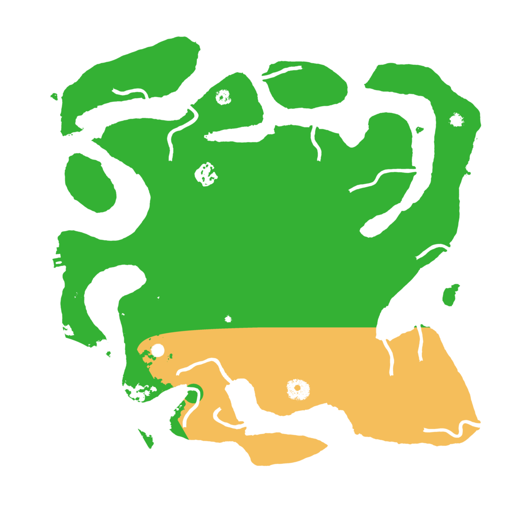 Biome Rust Map: Procedural Map, Size: 3500, Seed: 912391293