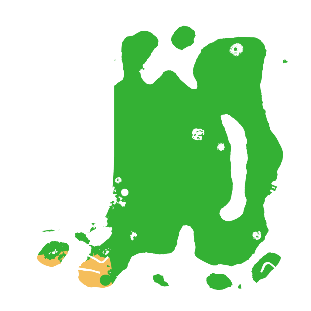 Biome Rust Map: Procedural Map, Size: 3700, Seed: 6833415