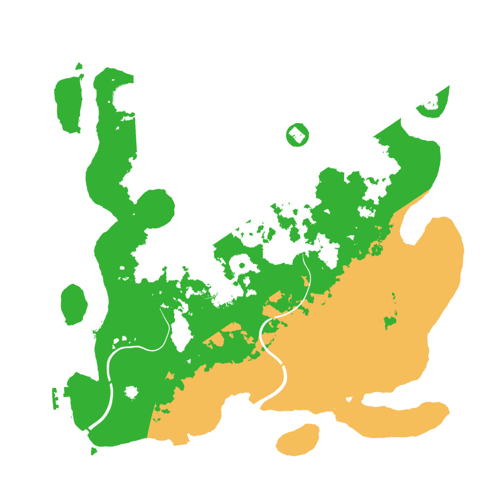 Biome Rust Map: Procedural Map, Size: 3500, Seed: 321313