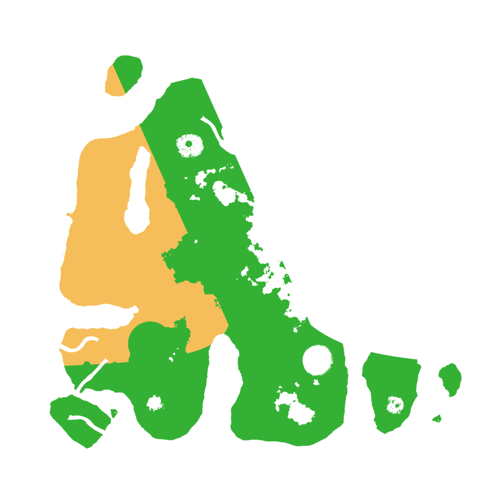 Biome Rust Map: Procedural Map, Size: 3000, Seed: 552958743