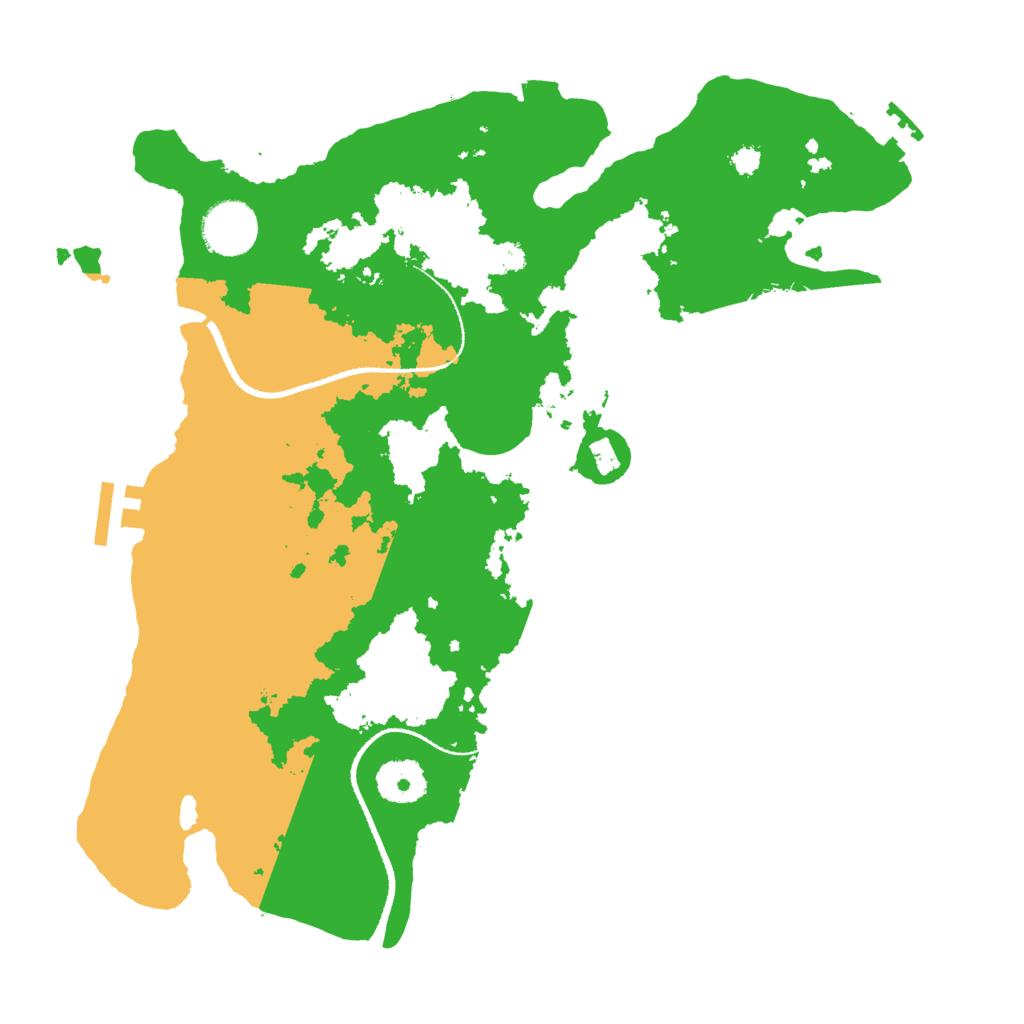 Biome Rust Map: Procedural Map, Size: 3270, Seed: 12878