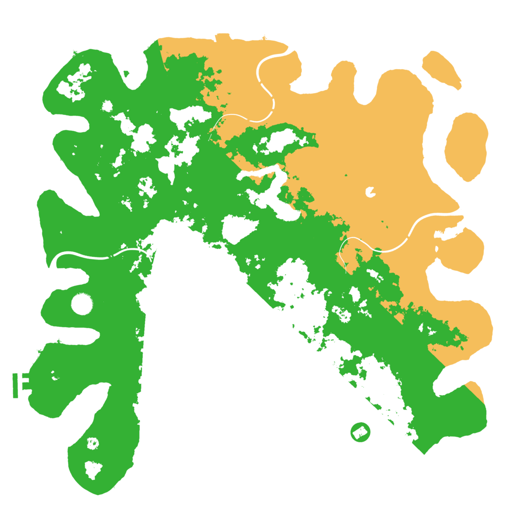 Biome Rust Map: Procedural Map, Size: 4250, Seed: 30469