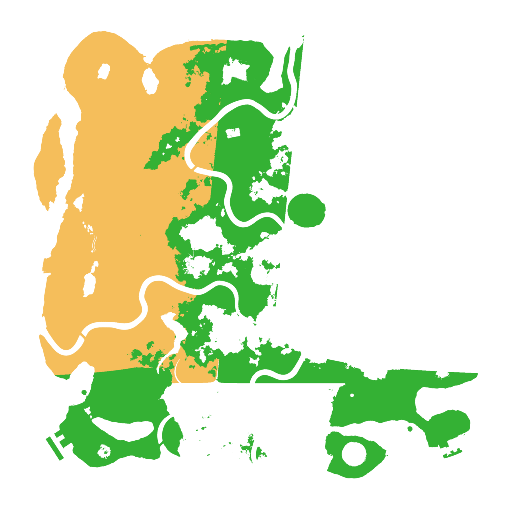 Biome Rust Map: Procedural Map, Size: 4000, Seed: 758663074