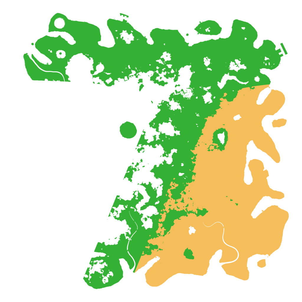 Biome Rust Map: Procedural Map, Size: 5000, Seed: 12217773