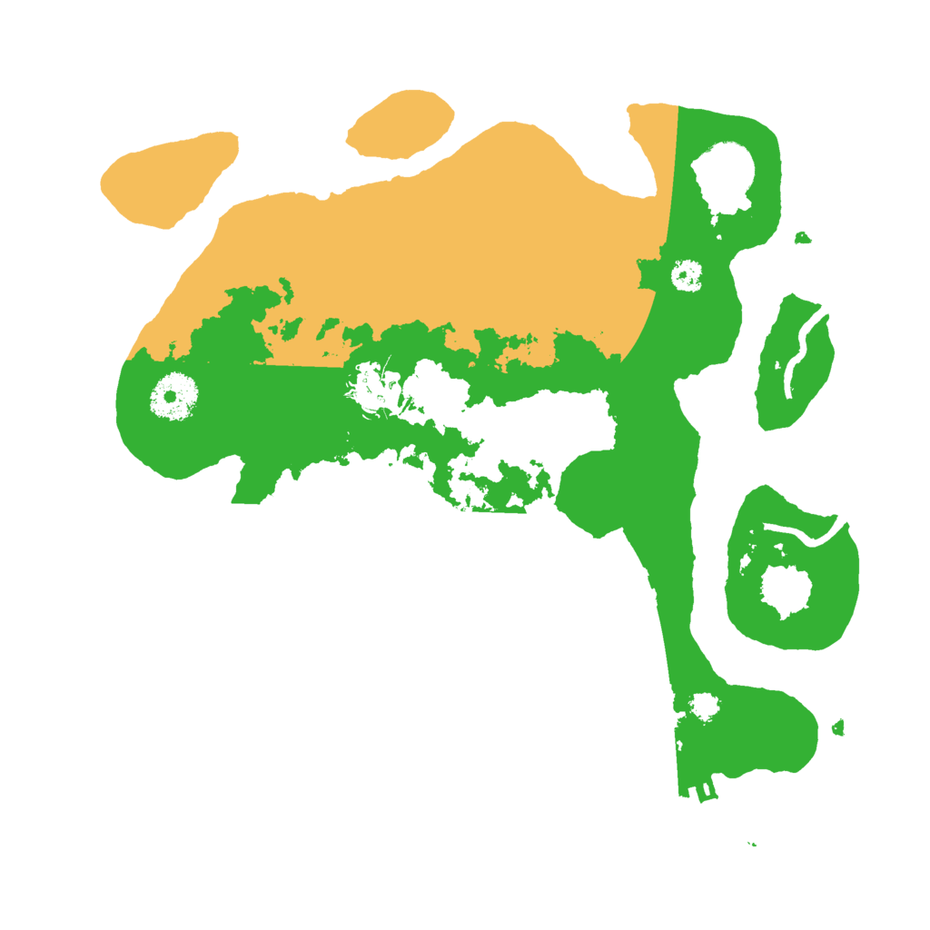 Biome Rust Map: Procedural Map, Size: 3000, Seed: 2335071