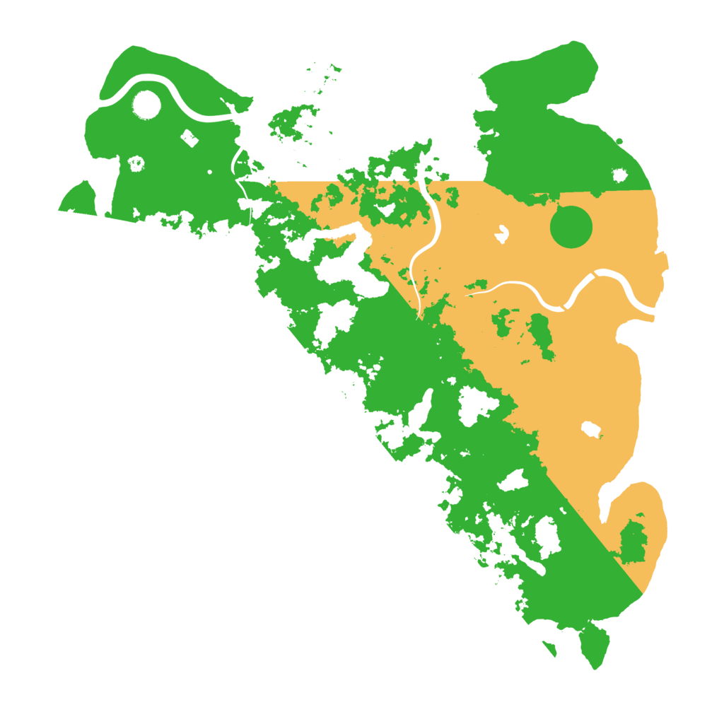Biome Rust Map: Procedural Map, Size: 4500, Seed: 575156669