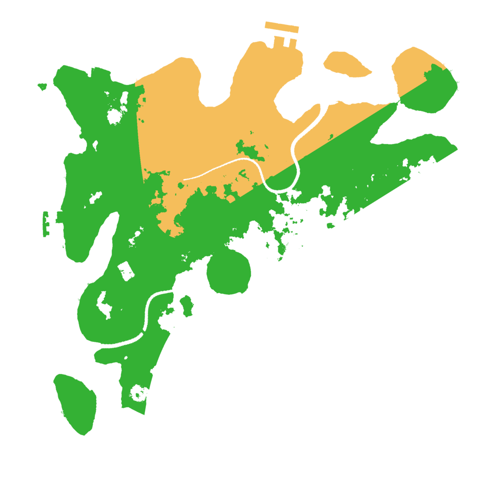 Biome Rust Map: Procedural Map, Size: 3000, Seed: 45325