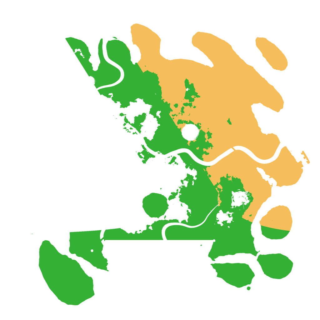 Biome Rust Map: Procedural Map, Size: 3500, Seed: 1790034862
