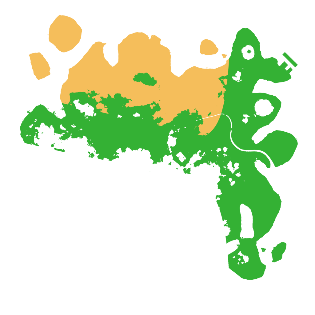 Biome Rust Map: Procedural Map, Size: 3500, Seed: 98518101