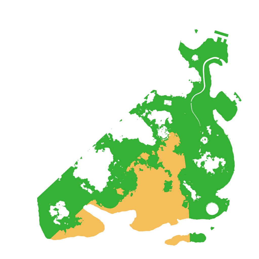 Biome Rust Map: Procedural Map, Size: 3701, Seed: 83239863