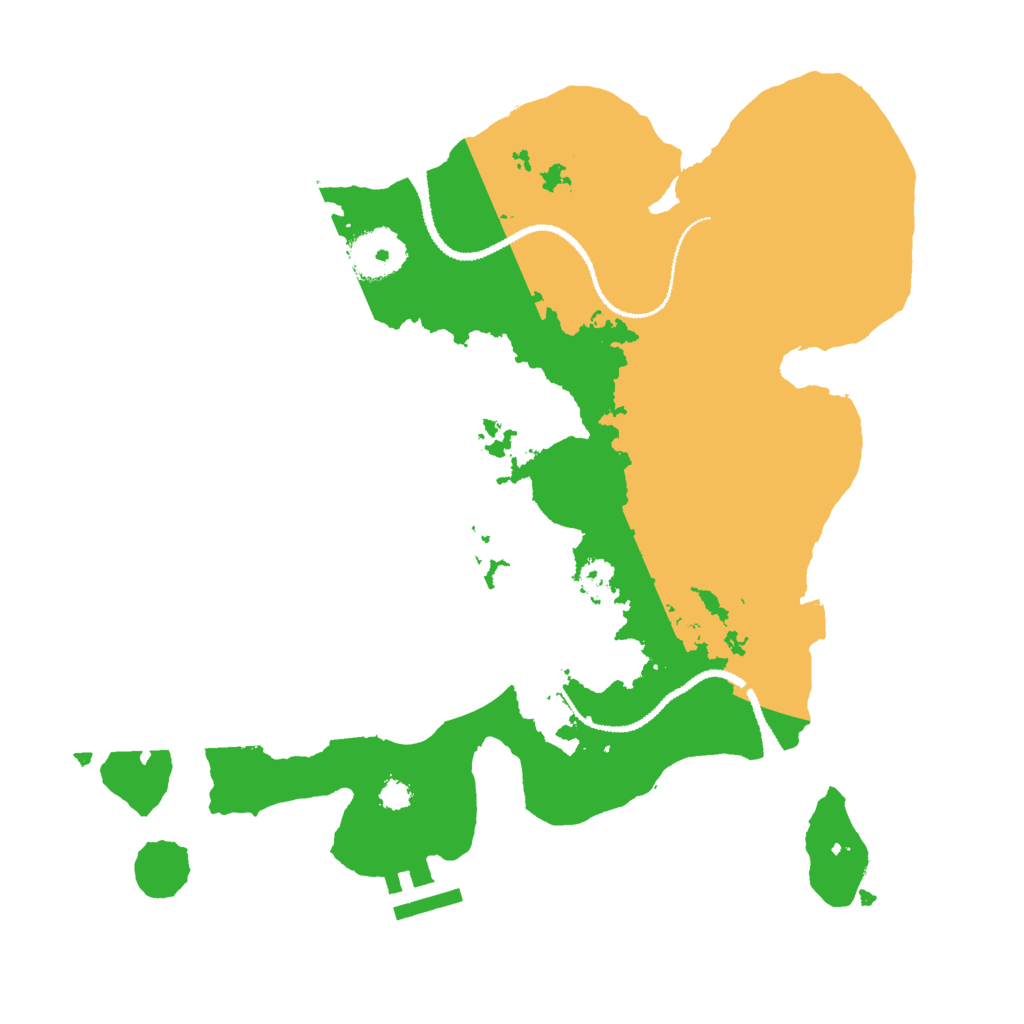 Biome Rust Map: Procedural Map, Size: 3000, Seed: 930115