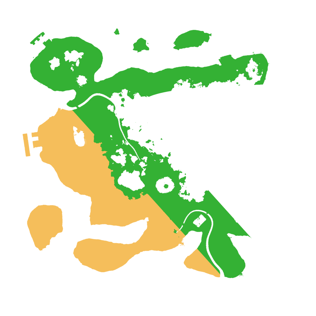 Biome Rust Map: Procedural Map, Size: 2800, Seed: 1274804581