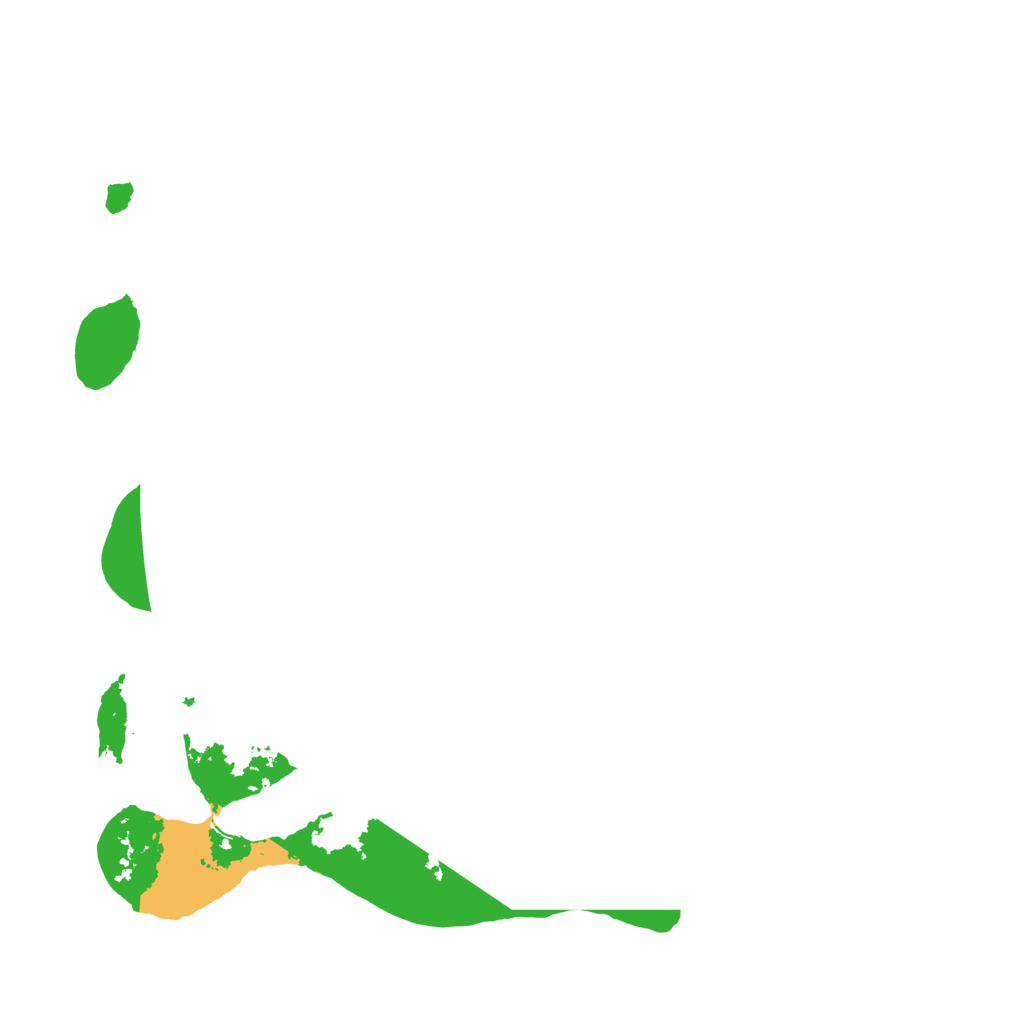 Biome Rust Map: Barren, Size: 3500, Seed: 1625867924