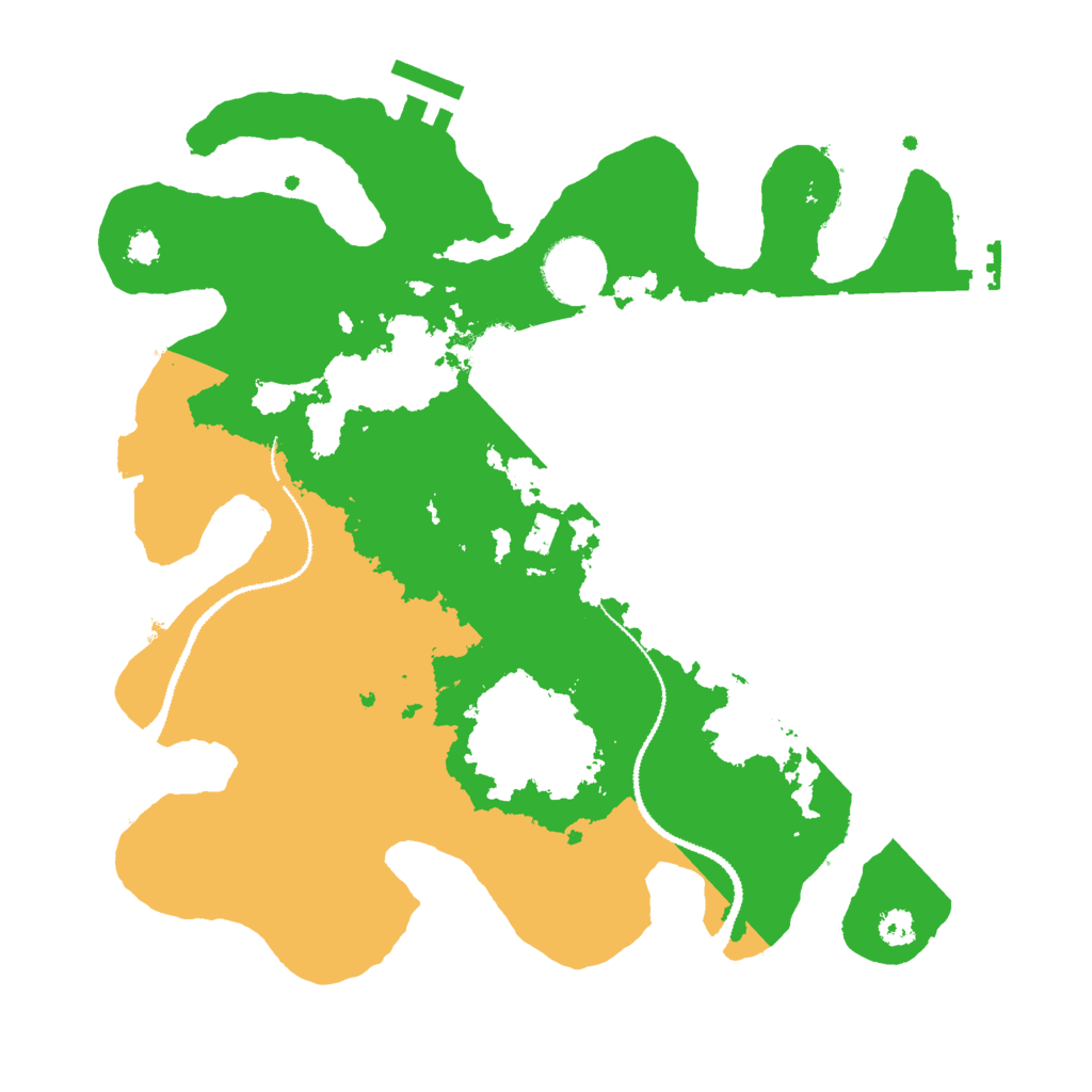 Biome Rust Map: Procedural Map, Size: 3000, Seed: 874984777