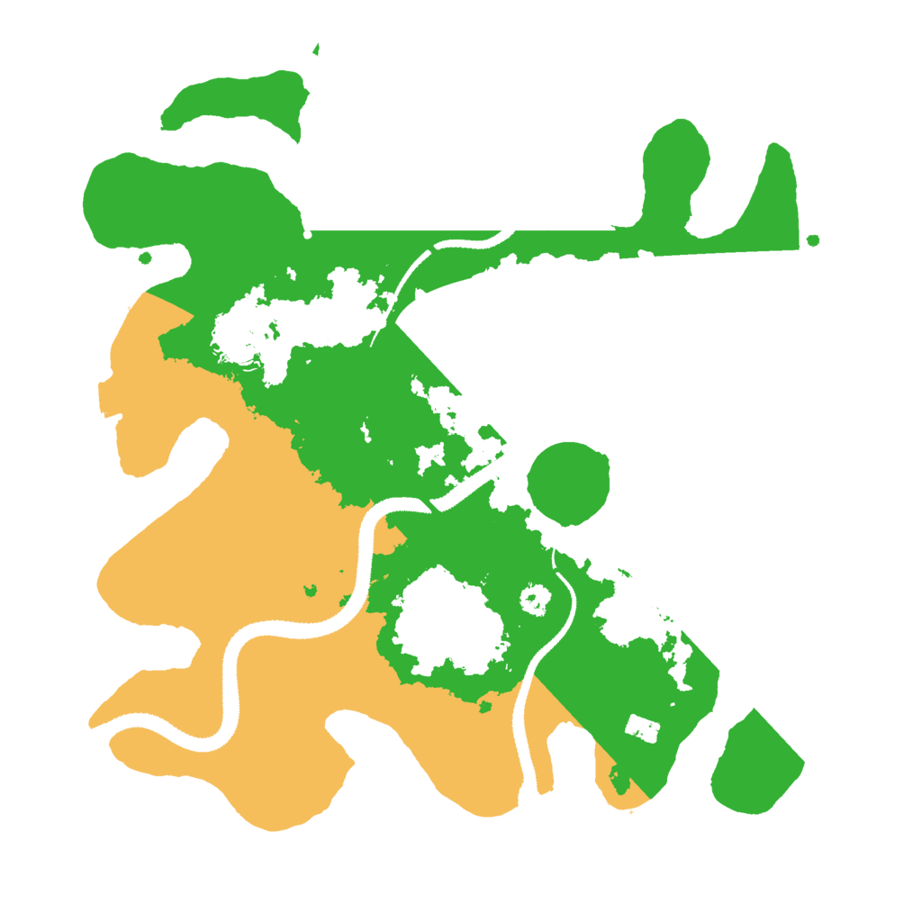 Biome Rust Map: Procedural Map, Size: 3000, Seed: 874984777