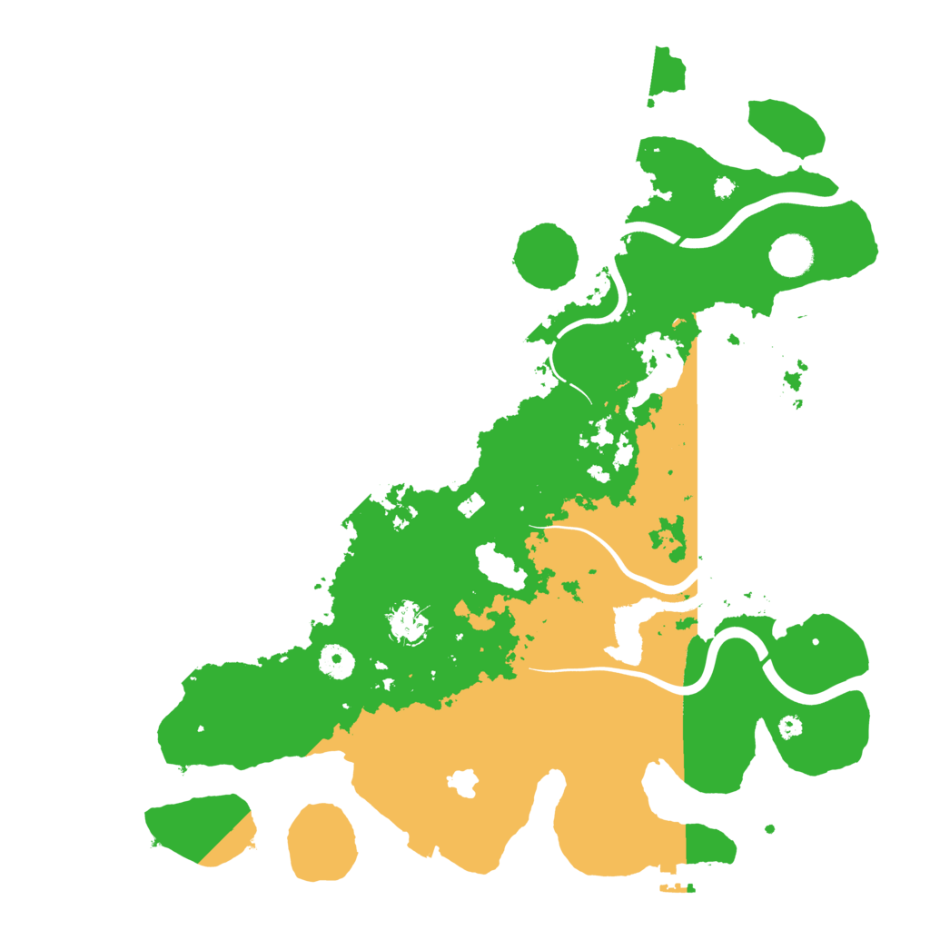 Biome Rust Map: Procedural Map, Size: 4000, Seed: 616666