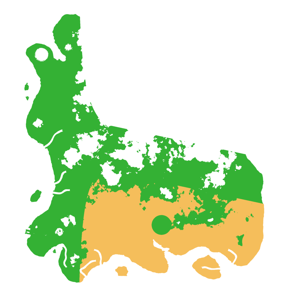 Biome Rust Map: Procedural Map, Size: 4000, Seed: 266548