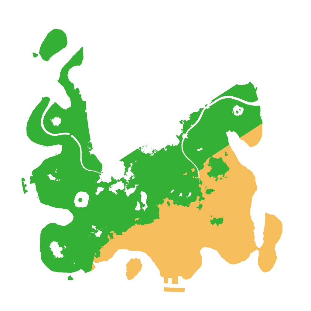 Biome Rust Map: Procedural Map, Size: 3000, Seed: 1098523852