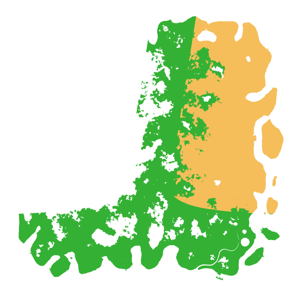 Biome Rust Map: Procedural Map, Size: 6000, Seed: 284767103