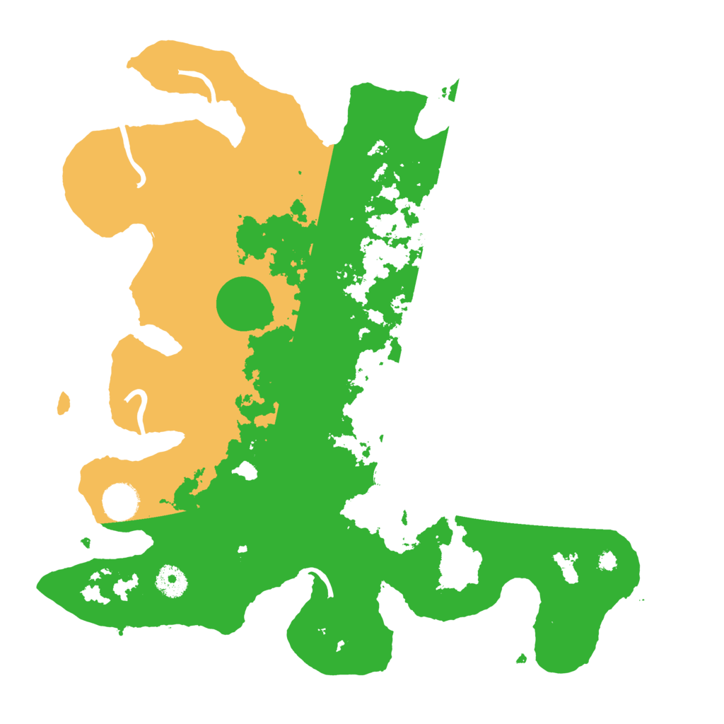 Biome Rust Map: Procedural Map, Size: 3500, Seed: 16250861