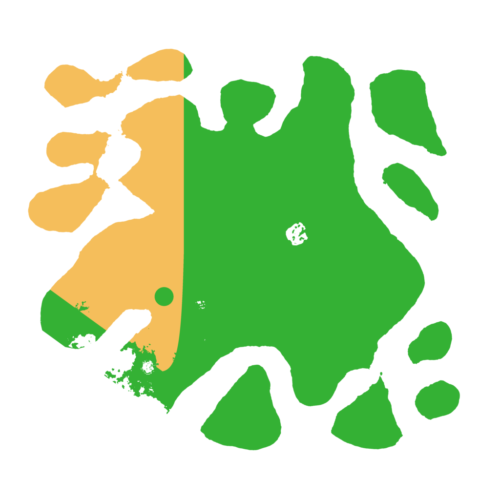 Biome Rust Map: Barren, Size: 3500, Seed: 163632692