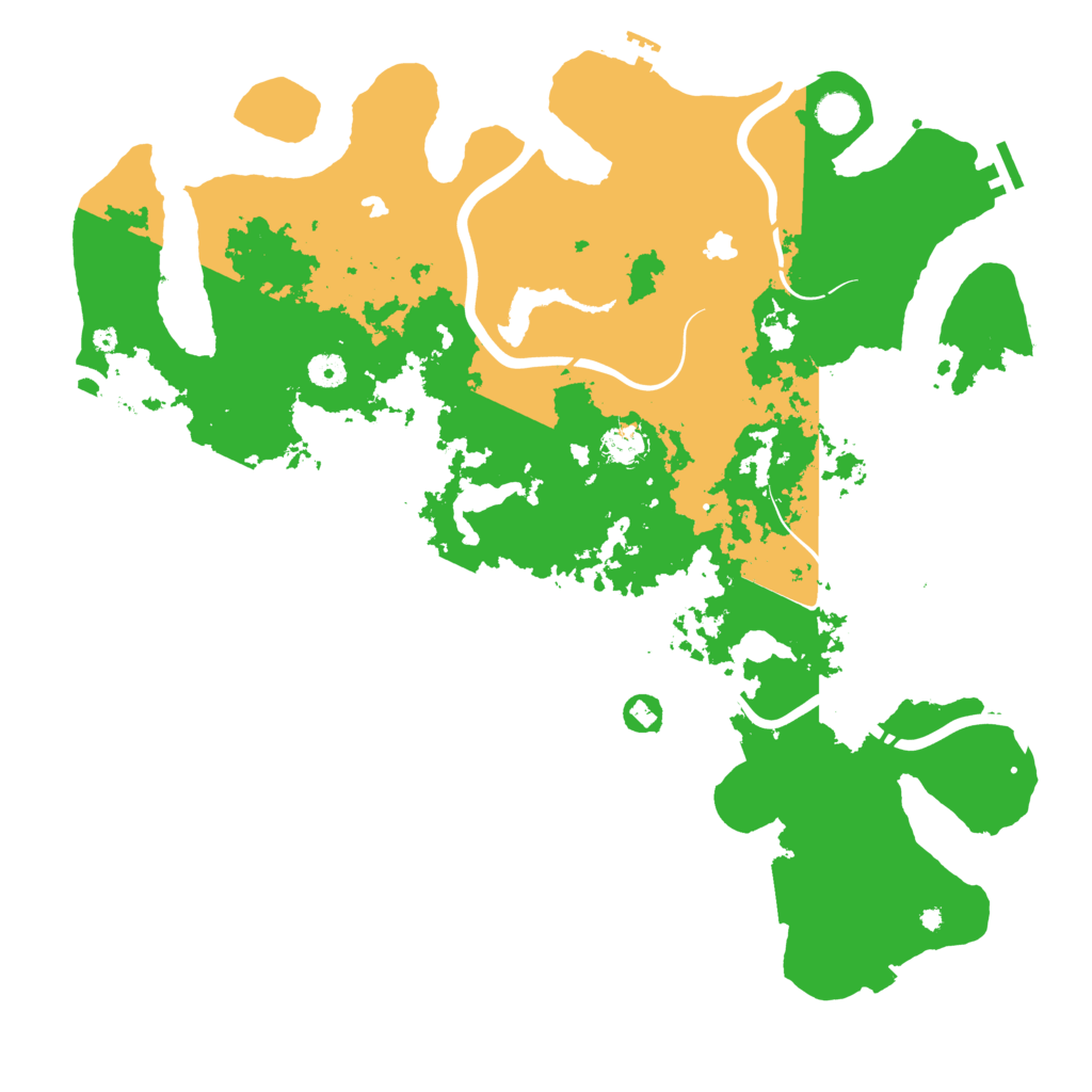 Biome Rust Map: Procedural Map, Size: 4500, Seed: 82409