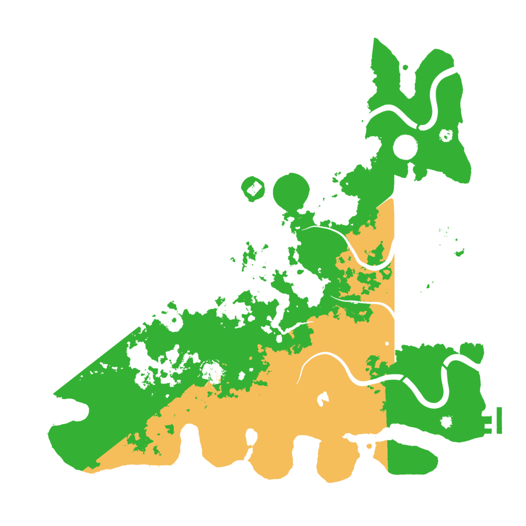 Biome Rust Map: Procedural Map, Size: 4000, Seed: 530703