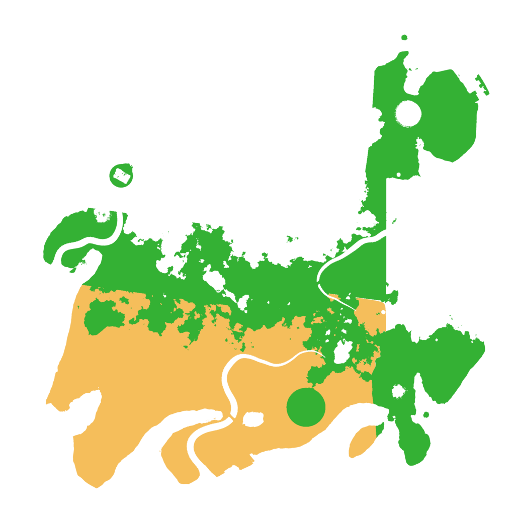 Biome Rust Map: Procedural Map, Size: 3502, Seed: 19512
