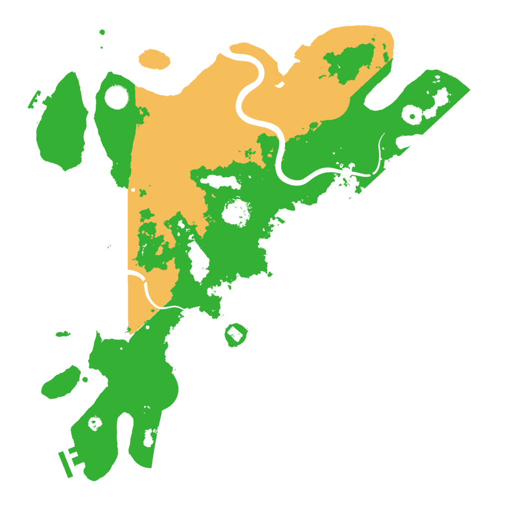 Biome Rust Map: Procedural Map, Size: 3800, Seed: 300013