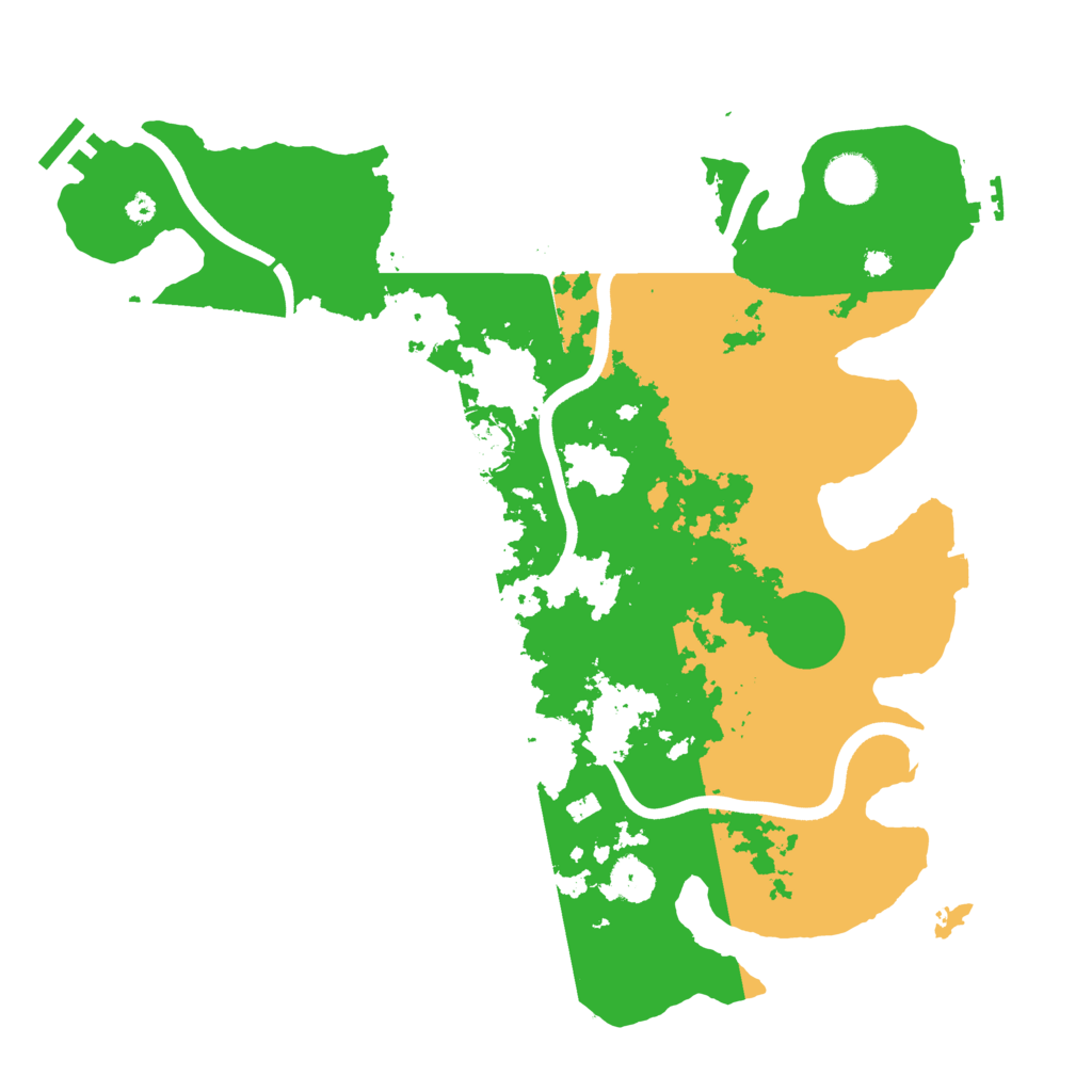 Biome Rust Map: Procedural Map, Size: 3750, Seed: 2000000580