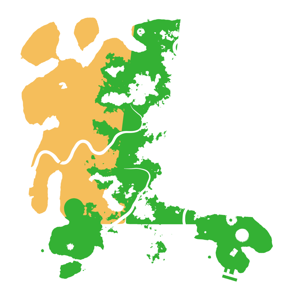 Biome Rust Map: Procedural Map, Size: 4000, Seed: 963147