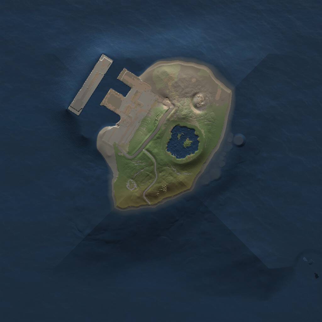 Rust Map: Procedural Map, Size: 1000, Seed: 2234, 2 Monuments