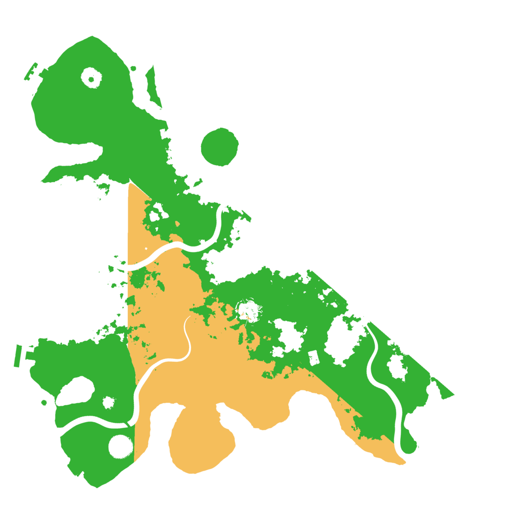 Biome Rust Map: Procedural Map, Size: 3800, Seed: 427270978