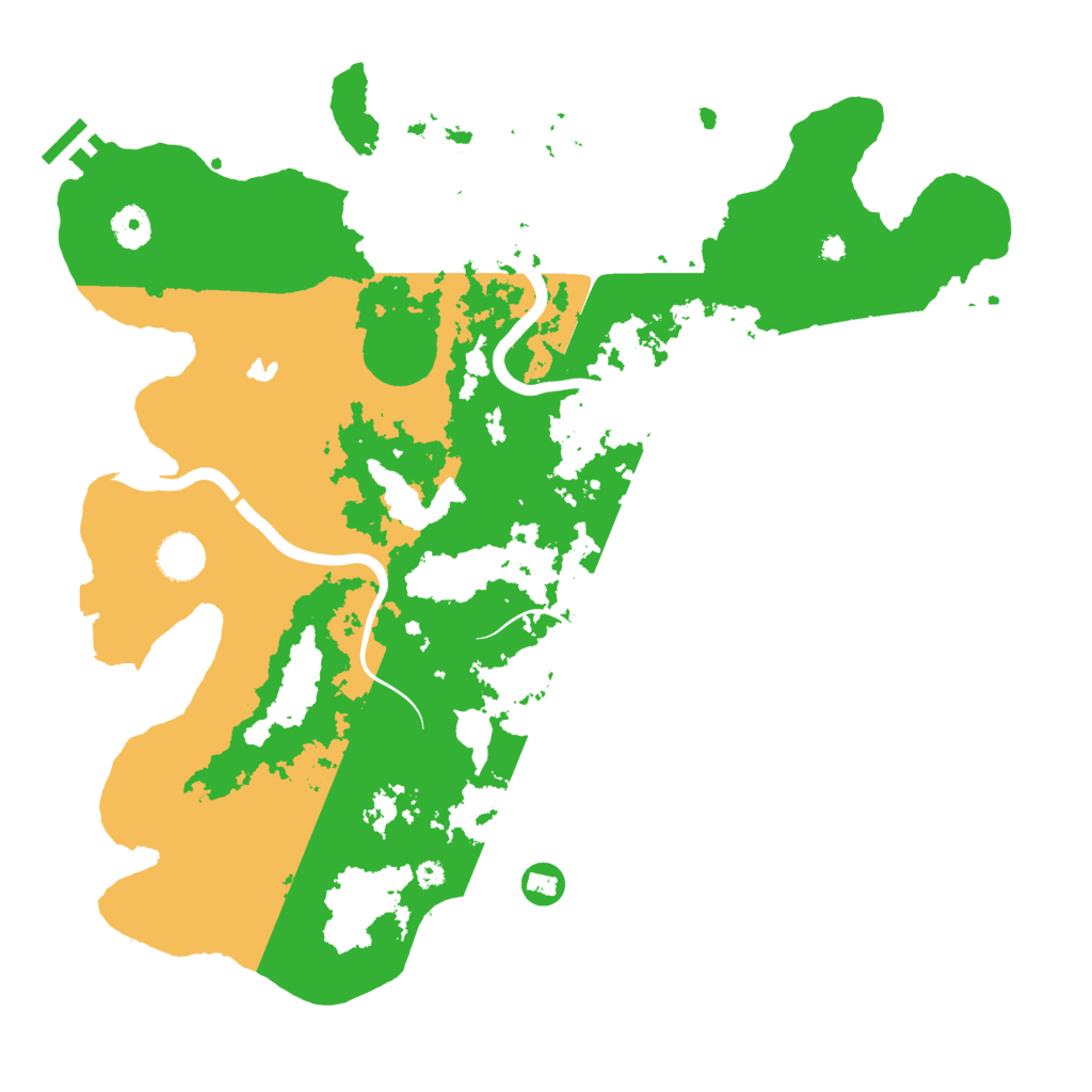 Biome Rust Map: Procedural Map, Size: 4000, Seed: 1328274021