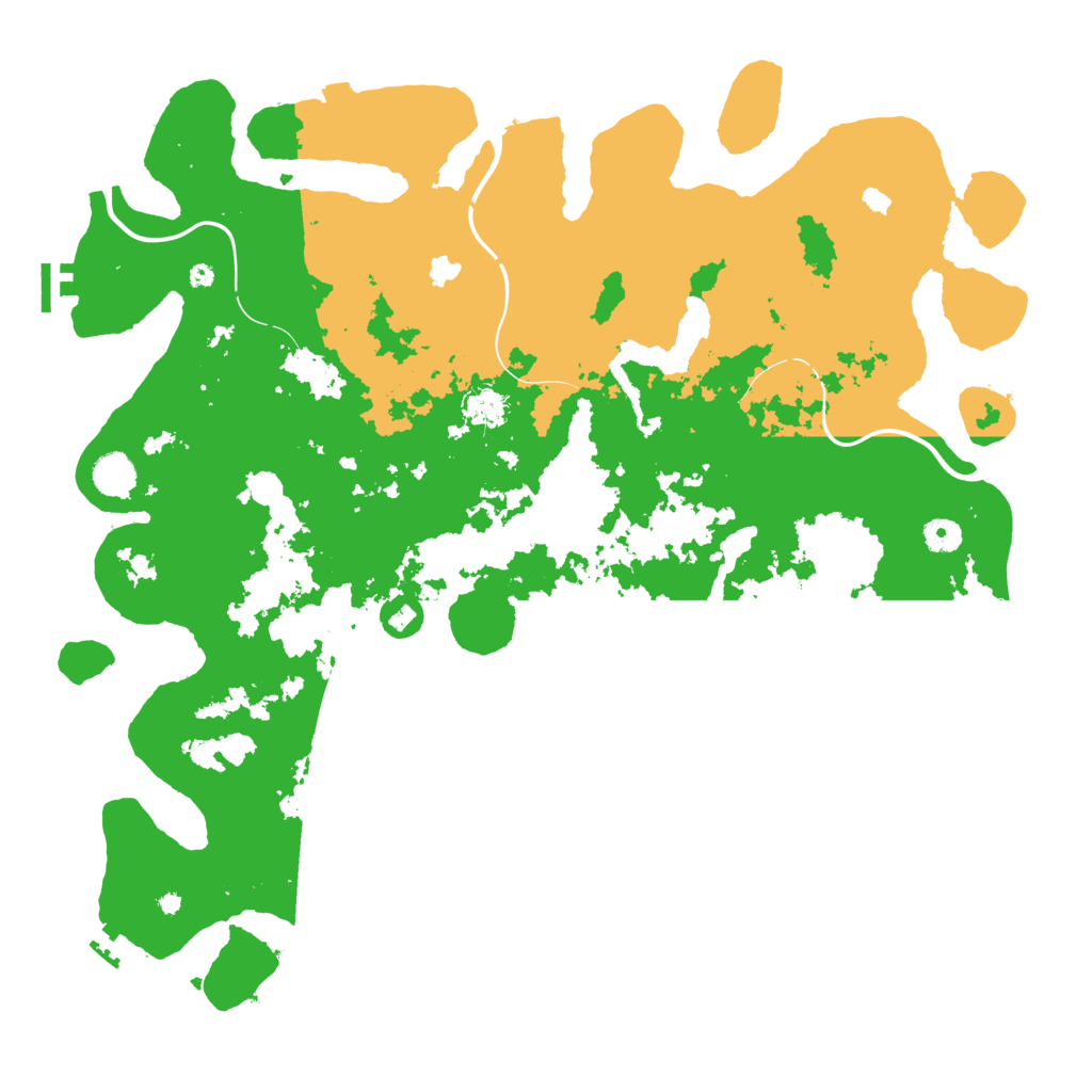 Biome Rust Map: Procedural Map, Size: 4500, Seed: 588458769