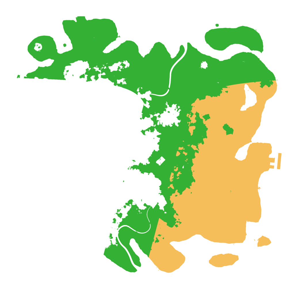 Biome Rust Map: Procedural Map, Size: 3700, Seed: 757044775