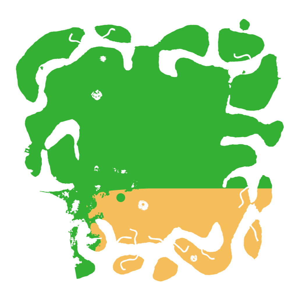 Biome Rust Map: Procedural Map, Size: 4500, Seed: 52409