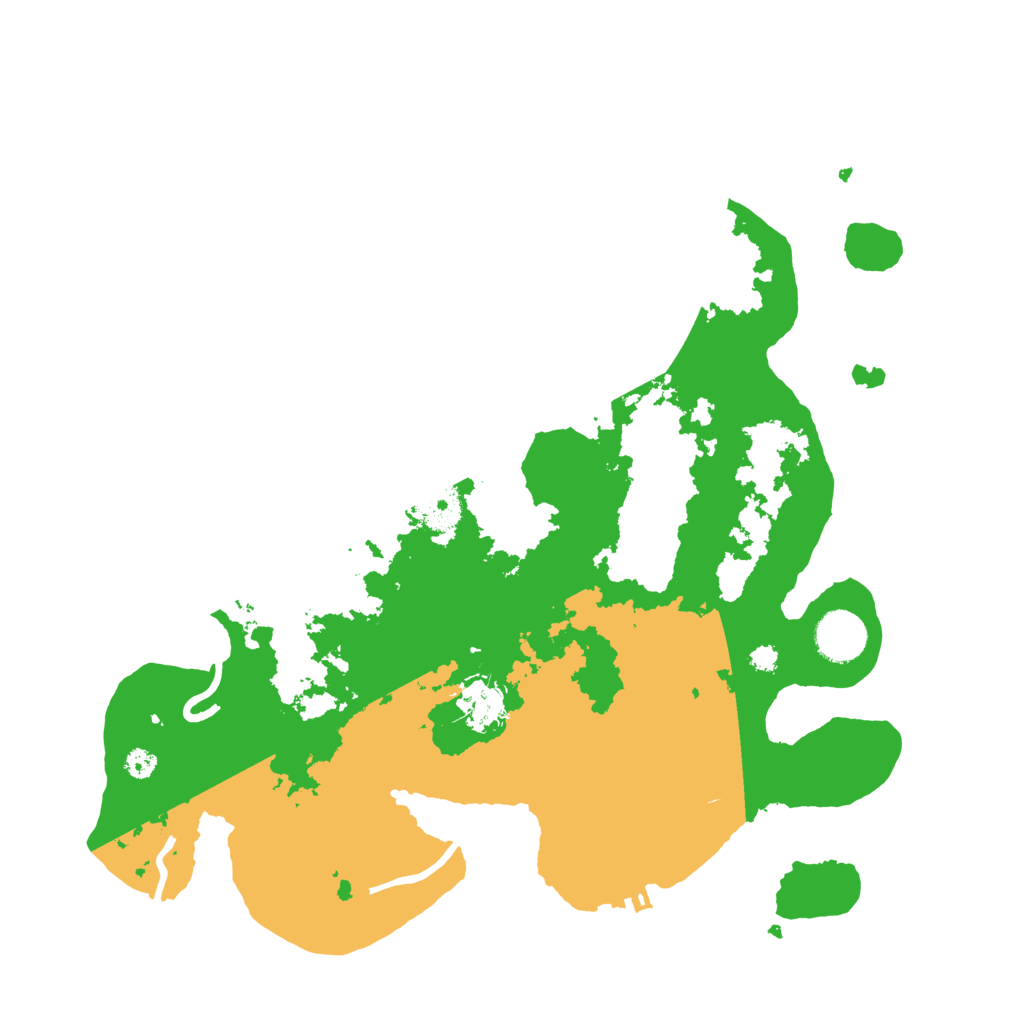 Biome Rust Map: Procedural Map, Size: 3500, Seed: 113231253